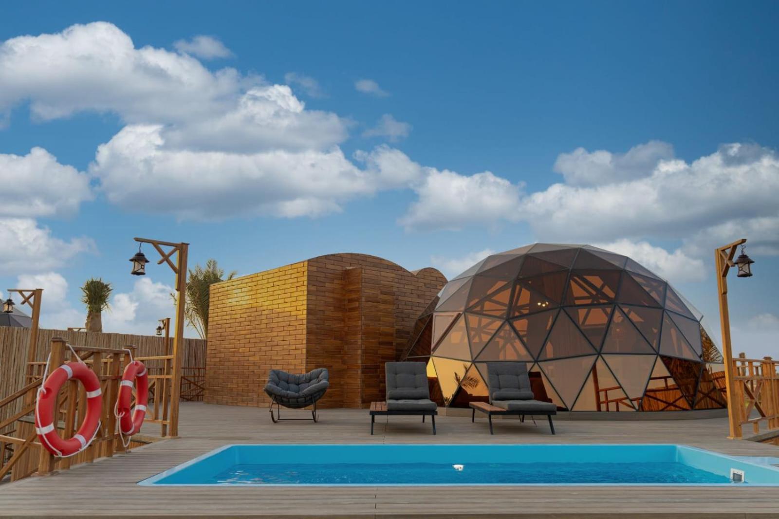 Al Marmoom Oasis Luxury Experiential Desert Resort Dubaj Zewnętrze zdjęcie