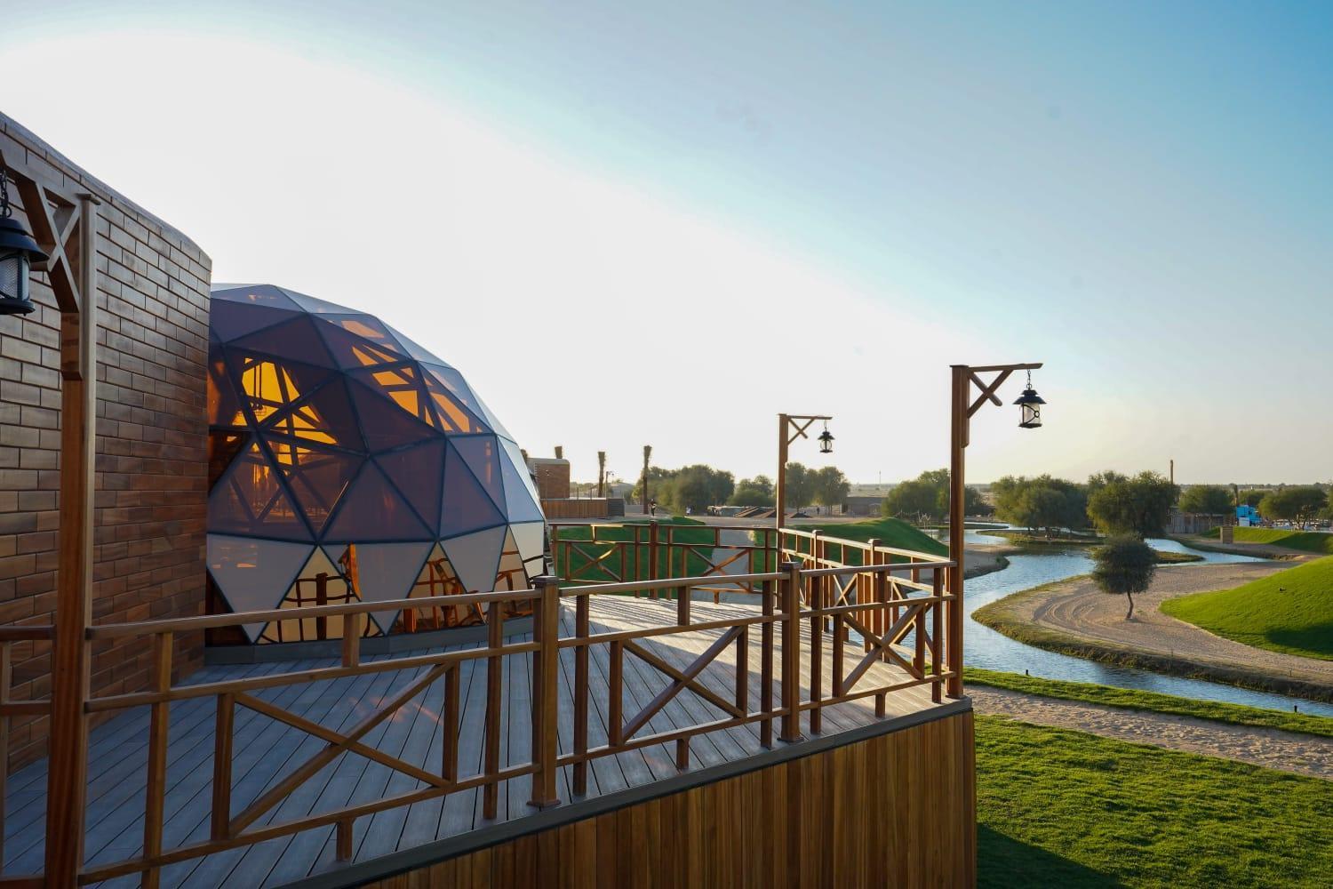 Al Marmoom Oasis Luxury Experiential Desert Resort Dubaj Zewnętrze zdjęcie
