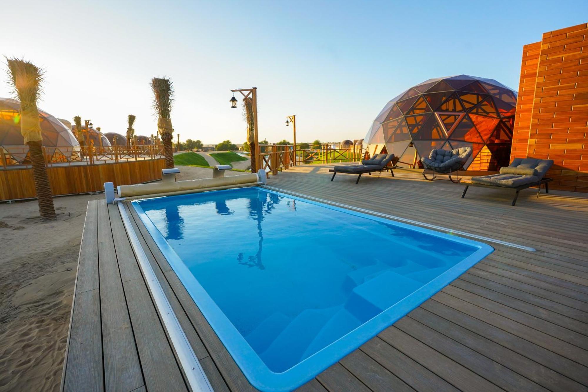 Al Marmoom Oasis Luxury Experiential Desert Resort Dubaj Zewnętrze zdjęcie